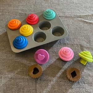 Shape Sorting Cupcake Toy